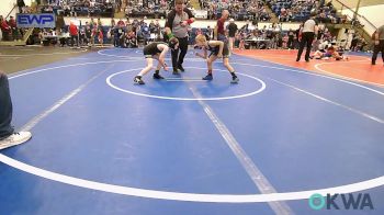 67-70 lbs Rr Rnd 4 - Bo Ely, Warner Eagles Youth Wrestling vs Colton Hollenbeck, Wyandotte Youth Wrestling