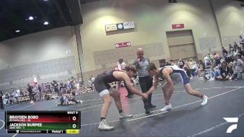 180 lbs Round 3 (6 Team) - Jackson Burpee, Ares Red vs Brayden Bobo, Mi Mafia Red