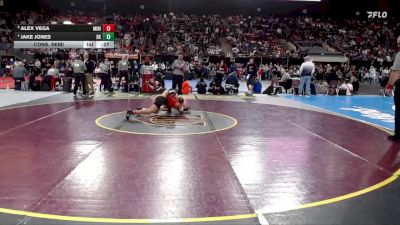 5A 113 lbs Cons. Semi - Jake Jones, Bishop Kelly vs Alex Vega, Minico