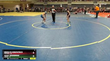 84 lbs Quarterfinals (8 Team) - Breslyn Kirkpatrick, Waconia vs Huck Heidebrink, Adrian