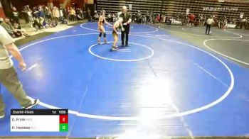 114 lbs Quarterfinal - Dylan Frink, Green River Grapplers vs Holden Hoiness, Billings WC