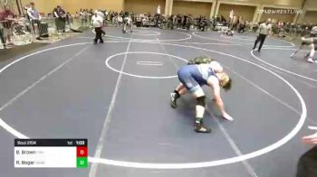 170 lbs Quarterfinal - Brandon Brown, Fight Syndicate vs Riggin Boger, Sanderson Wr Ac