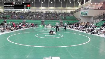 132 lbs 2nd Wrestleback (16 Team) - Cruz Grijalva, Colquitt County vs Landon Tran, Mill Creek