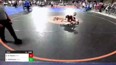 91 lbs Round Of 32 - Ethan Smolinski-Howe, Morris Hills vs Steve Malfitano, Olympic