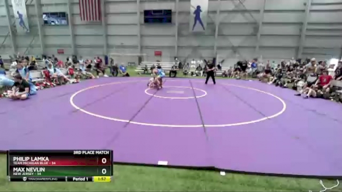 160 lbs Placement Matches (16 Team) - Philip Lamka, Team Michigan Blue ...