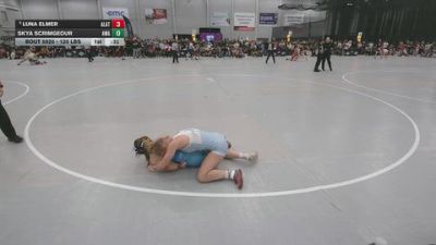120 lbs Cons. Sub-quarters - Luna Elmer, Alber Athletics vs Skya Scrimgeour, Askren Wrestling Academy
