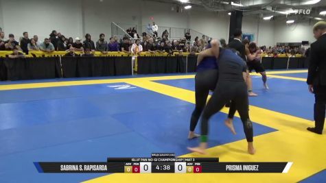 Prisma Iniguez vs Sabrina S. Rapisarda 2026 Pan IBJJF Jiu-Jitsu No-Gi Championship