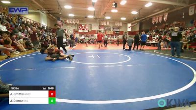 100 lbs Rr Rnd 2 - Aubrie Smittle, Wagoner Takedown Club vs Jacob Gomez, Salina Wrestling Club