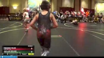 92 lbs Round 1 (6 Team) - Declan Keller, The Untouchables Purple vs Frankie Milne, Ares WC