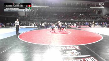 130 lbs Semifinal - Madeline Vandermolen, Lincoln (Lincoln) vs Katie Blachowski, Placer
