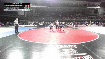 130 lbs Semifinal - Madeline Vandermolen, Lincoln (Lincoln) vs Katie Blachowski, Placer