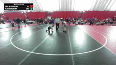 12U True Beginner - 113.8-119.6 Champ. Round 1 - Jennavecia Salinas, Wisconsin vs James Klein, Pardeeville Boys Club Youth Wrestling
