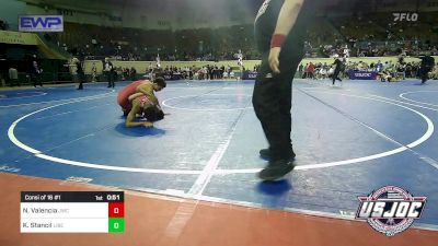 140 lbs Consi Of 16 #1 - Nickolas Valencia, Juggernaut Wrestling Club vs Kai Stancil, Liberty Warrior Wrestling Club