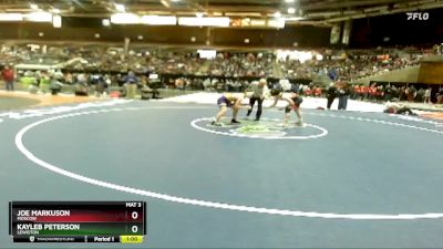 165 lbs Cons. Round 2 - Kayleb Peterson, Lewiston vs Joe Markuson, Moscow