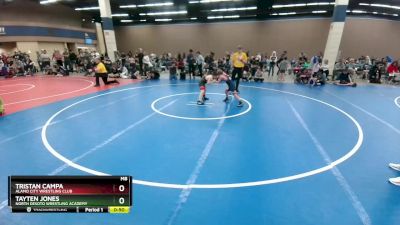 71-73 lbs Round 1 - Tristan Campa, Alamo City Wrestling Club vs Tayten Jones, North DeSoto Wrestling Academy