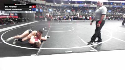 131.2-143.7 lbs Consi Of 8 #1 - Tita Fandrich, Darkhorse WC vs Trinity Rakestraw, Shelton Wrestling Academy