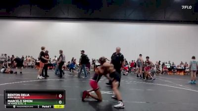 72 lbs Round 8 (10 Team) - Benton Delia, Bomb Squad vs Marcelo Simon, MF Purge Elite