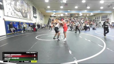 285 lbs Cons. Round 4 - Irenio Hernandez, Westminster vs Victor Vasquez, Santiago