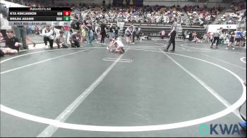 51-54 lbs Rr Rnd 3 - Kya Kincannon, Team Nomad vs Brilea Adams, Duncan Demon Wrestling