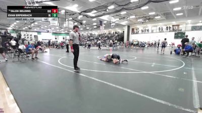138 lbs Cons. Round 5 - Evan Erpenbach, West Lyon vs Talon Belding, Beatrice High School