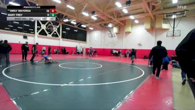 100 lbs Cons. Round 4 - Emily Mayorga, Eisenhower vs Mary Frey, Fountain Valley