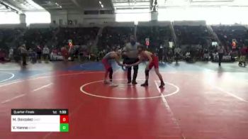 114 lbs Quarterfinal - Maddox Gonzalez, Eastern Sabers vs Vinny Hanna, Semper Fi WC