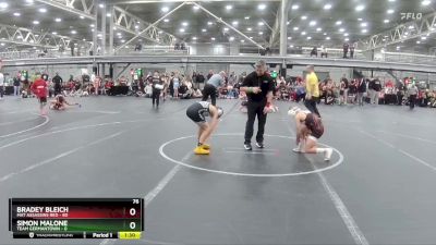 76 lbs Round 1 (4 Team) - Bradey Bleich, Mat Assassins Red vs Simon Malone, Team Germantown