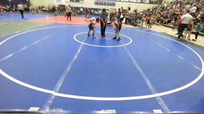 70 lbs Consi Of 8 #1 - Jasper Yeager, Berryville Youth Wrestling Club vs Elijah Nunnally, Springdale Youth Wrestling Club