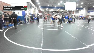 285 lbs Cons. Round 2 - Jesus Rodriguez, Fountain Valley vs Daren Calix, Costa Mesa