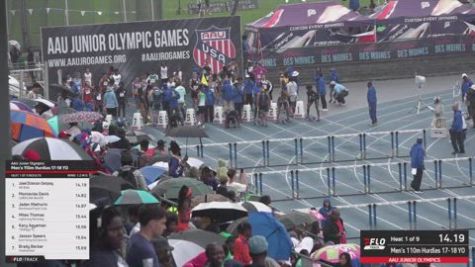2026 AAU Junior Olympic Games - Youth Men's 110m Hurdles, Finals 1 - Age 17-18
