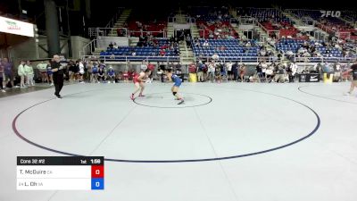 124 lbs Cons 32 #2 - Taylor McGuire, CA vs Lily Oh, VA