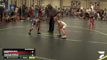 52 lbs Quarterfinal - Anderson Rich, Belding vs Huntlee Myrtle, Harrisonville Youth WC