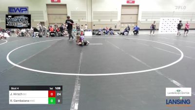 105 lbs Rr Rnd 2 - John Hirsch, Big Game Wrestling Club vs Rocco Gambaiana, MWC Wrestling Academy