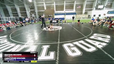 88 lbs Round 2 (8 Team) - Grayson DeCosmo, Maryland vs Christopher Goucher, North Carolina