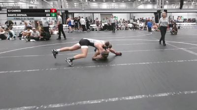 132 lbs Finals (8 Team) - CJ Caines, Mat Assassins Black vs Dante Depaul, GT Nation