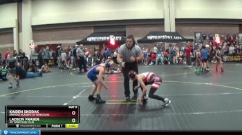 92 lbs Round 2 - Ladson Fraser, Jet Wrestling Club vs Kaiden Skodak, Simmons Academy Of Wrestling