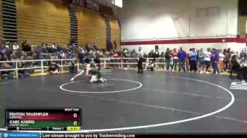 152 lbs Cons. Round 4 - Gabe Harris, Lander Valley vs Pehton Truempler, Shoshoni