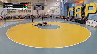144 lbs Cons. Round 2 - Justin Craig, Sussex Central H S vs Kevin Gierej, Odessa H S