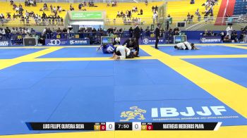 Matheus Medeiros Paiva vs Luis Fillipe Oliveira Silva 2025 Brasileiro Jiu-Jitsu IBJJF