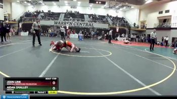 113 lbs Cons. Round 3 - John Link, Roncalli Wrestling Foundation vs Aidan Smalley, Indiana