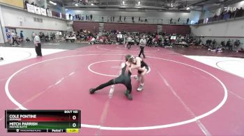 150 lbs Champ. Round 2 - Cole Pontine, Durango vs Mitch Parrish, Poston Butte