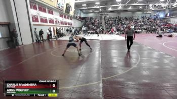 150 lbs Champ. Round 2 - Andin Wolfley, Highland vs Charlie Rivadeneira, Pinnacle