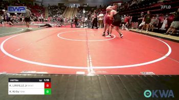 Quarterfinal - KEVIN LINVILLE Jr, Skiatook Youth Wrestling vs Kash Kirby, Tonkawa Takedown Club