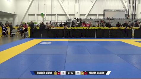 KELLY M. MADDEN vs BRANDON LAMONT NEWBY 2024 World IBJJF Jiu-Jitsu No-Gi Championship