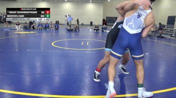 197 lbs 1st Place Match - Mustafa Hadi, North Iowa Area Community College vs Grant Schwerdtfeger, Southeast Community College