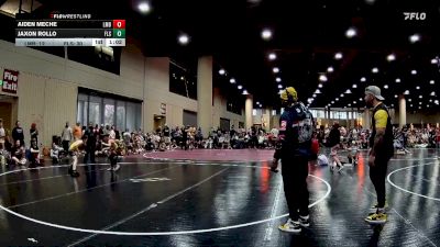 80 lbs Round 1 (6 Team) - Jaxon Rollo, Florida Scorpions vs Aiden Meche, Louisiana Mudbugs