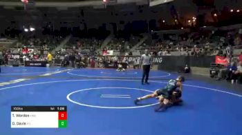 100 lbs Prelims - Talon Worden, King Select Wrestling vs Otis Davis, Rtl Trained