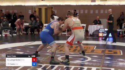 130 kg Semifinal - Donny Longendyke, Minnesota Storm vs Tom Foote, New York Athletic Club