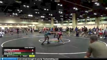 114 lbs Semis & Wb (16 Team) - Jasmine Serrano, Suncoast Gems vs Kalliscya Gardner, Peg Leg Legion