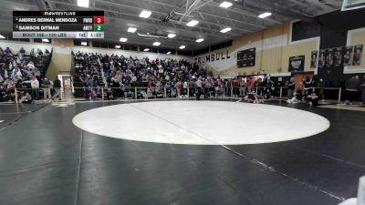 120 lbs Quarterfinal - Andres Bernal Mendoza, Fairfield Warde vs Samson Ditman, Amity